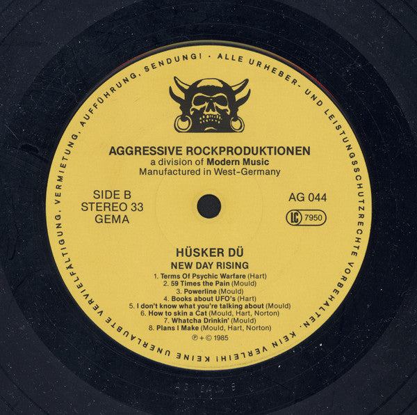 Hüsker Dü : New Day Rising (LP, Album)