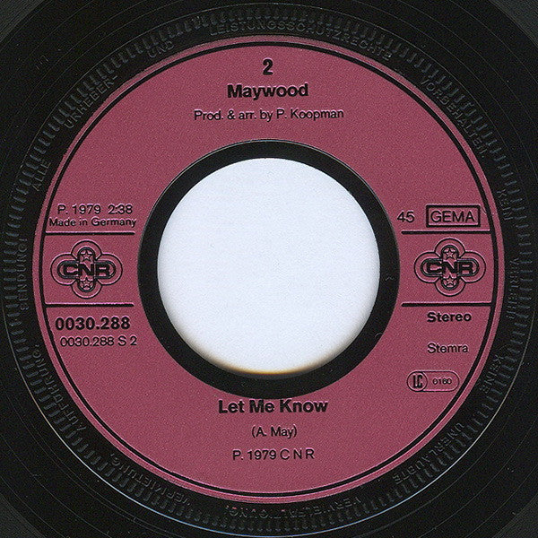 Maywood : Mother How Are You Today (7", Single)