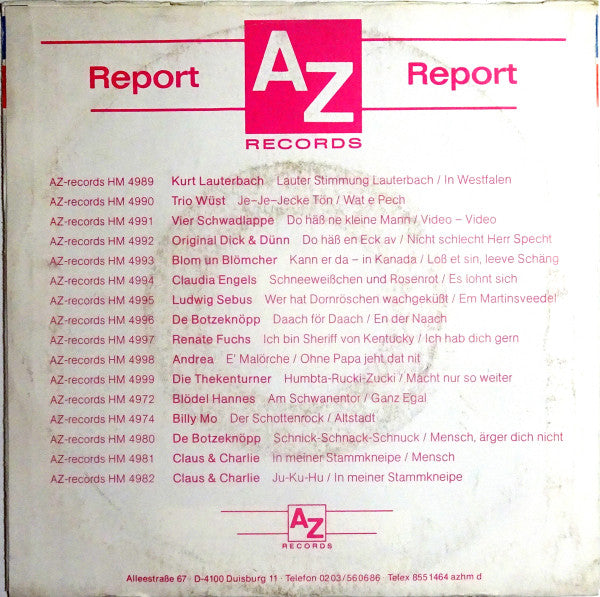 Vier Schwadlappe* : Do Häß Ne Kleine Mann Em Uhr (7", Single)