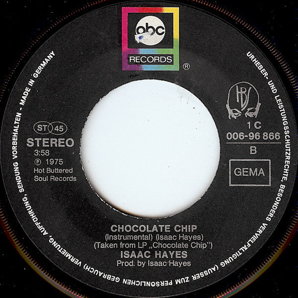 Isaac Hayes : Chocolate Chip (7", Single)