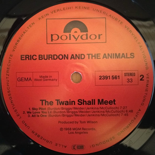 Eric Burdon & The Animals : The Twain Shall Meet (LP, Album, RE)