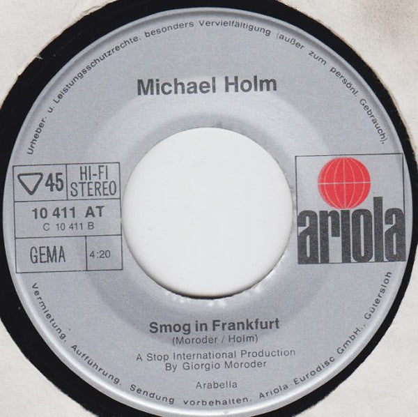 Michael Holm : Nachts Scheint Die Sonne (7", Single)