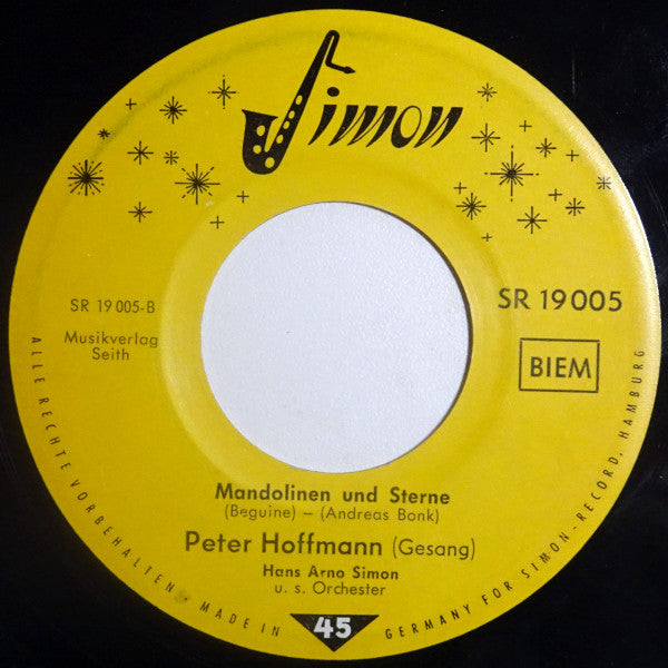 Peter Hoffmann (15) : Wunder Der Nacht (7", Single)