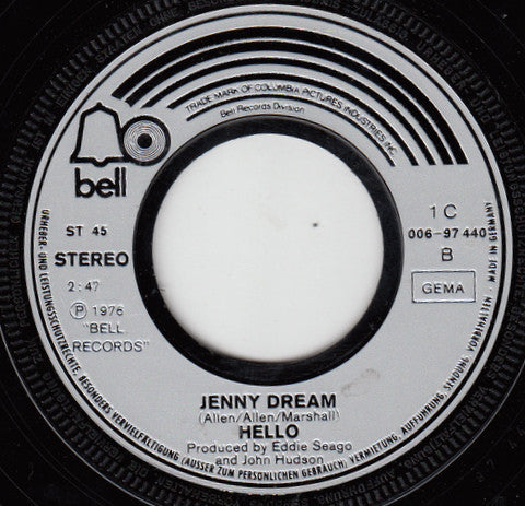 Hello : Star Studded Sham (7", Single)