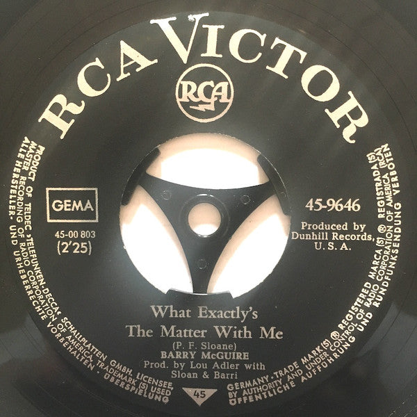 Barry McGuire : Eve Of Destruction (7", Single)