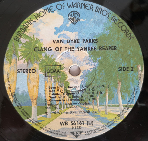 Van Dyke Parks : Clang Of The Yankee Reaper (LP, Album)