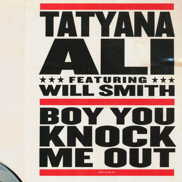 Tatyana Ali : Boy You Knock Me Out (12", Promo)