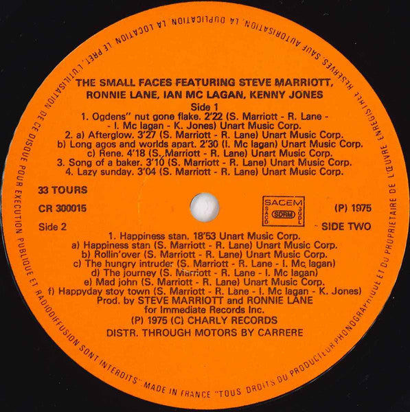 Small Faces : Ogdens' Nut Gone Flake (LP, Album, RE)