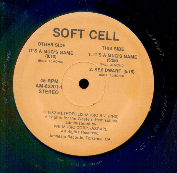 Soft Cell : It's A Mug's Game (12")