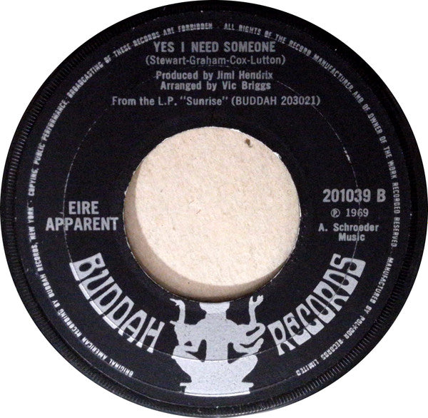 Eire Apparent : Rock 'N Roll Band (7", Single, Lar)