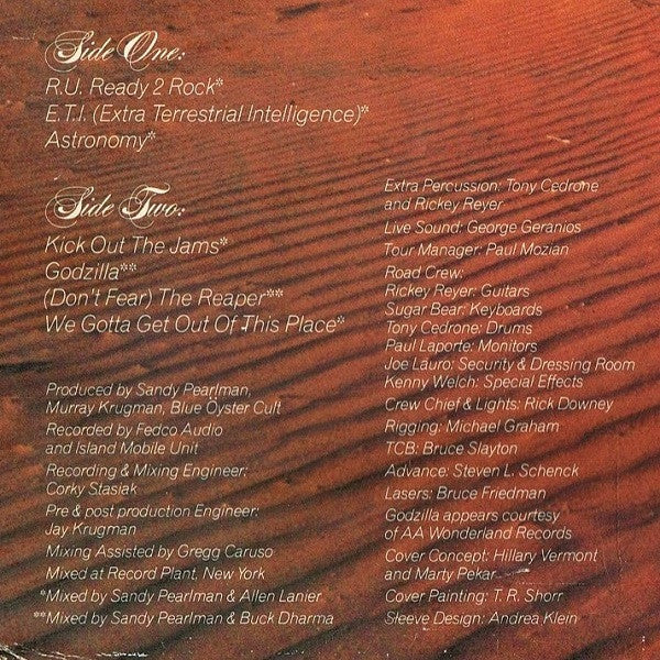 Blue Öyster Cult : Some Enchanted Evening (LP, Album)