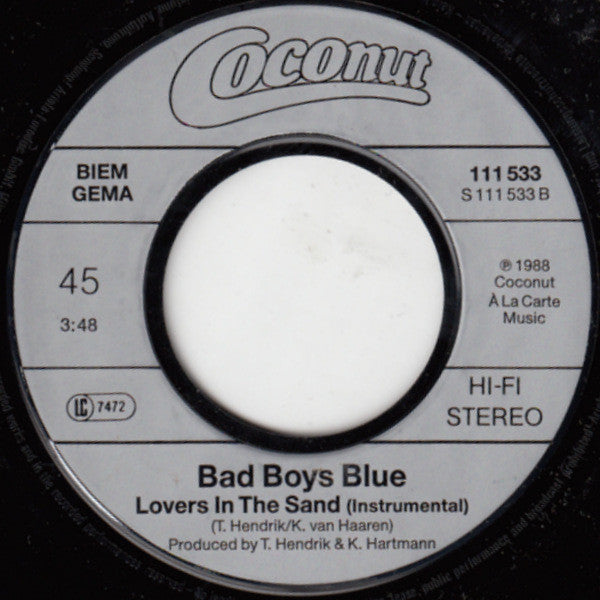 Bad Boys Blue : Lovers In The Sand (7", Single)