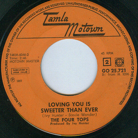 The Four Tops* : Walk Away Renee (7", Single)