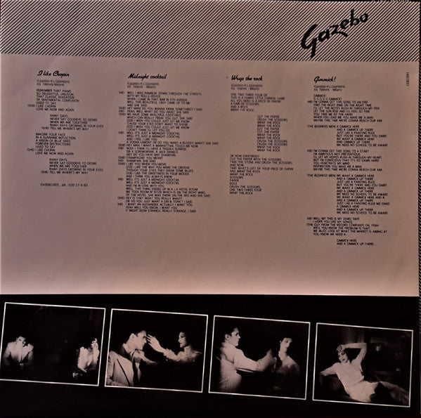 Gazebo : Gazebo (LP, Album)