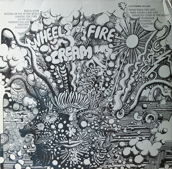 Cream (2) : Wheels Of Fire (2xLP, Album, RE)
