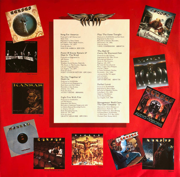Kansas (2) : The Best Of Kansas (LP, Comp, RE, RM)