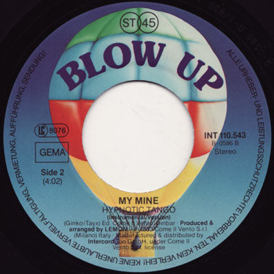 My Mine : Hypnotic Tango (7", Single)