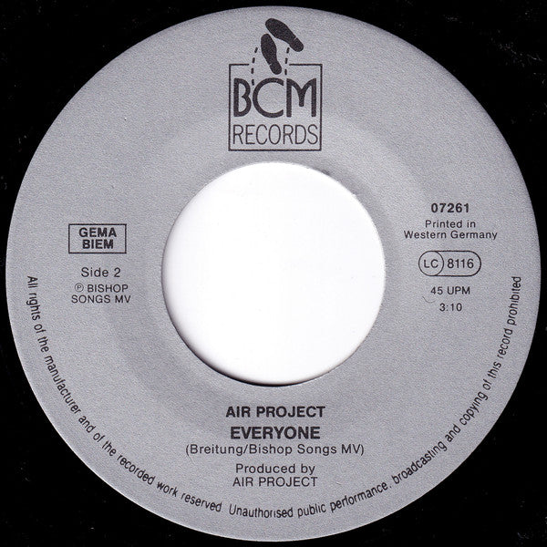 Air Project : Mama (7", Single)