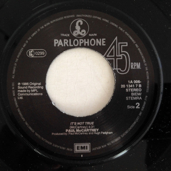 Paul-McCartney* : Press (7")