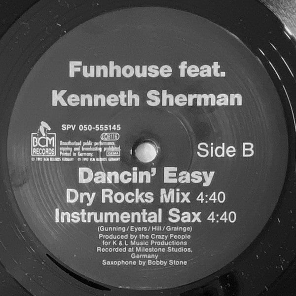 Funhouse Feat. Kenneth Sherman : Dancin' Easy (12")