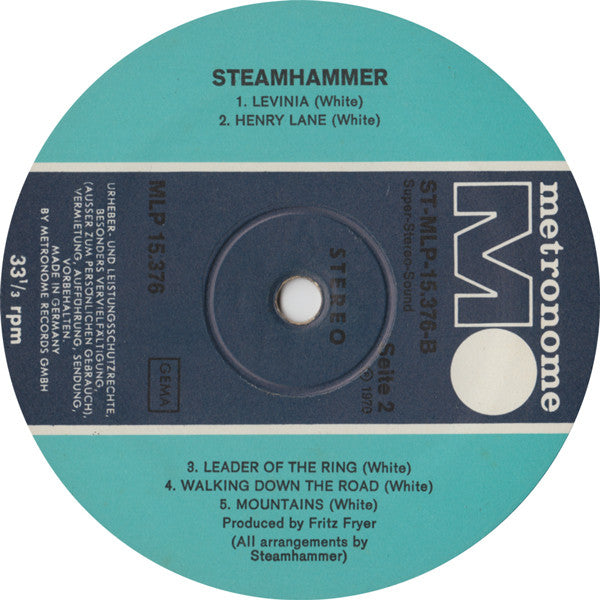 Steamhammer : Mountains (LP, Album, Gat)