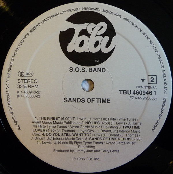 The S.O.S. Band : Sands Of Time (LP, Album, RE)