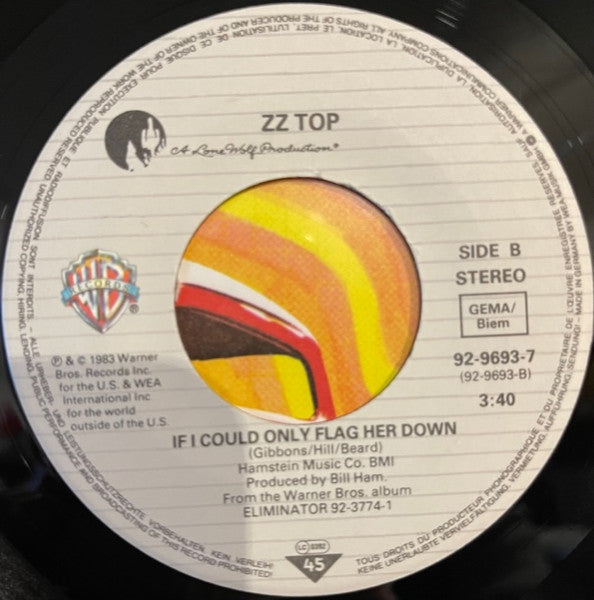 ZZ Top : Gimme All Your Lovin' (7", Single)