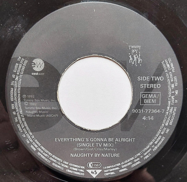 Naughty By Nature : Everything's Gonna Be Alright (7", Single, Lar)