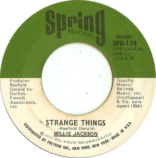 Millie Jackson : Breakaway (7", Single, Mono, Scr)