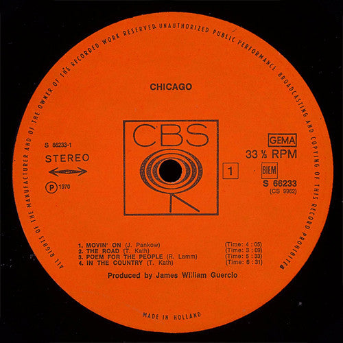 Chicago (2) : Chicago (2xLP, Album, Gat)
