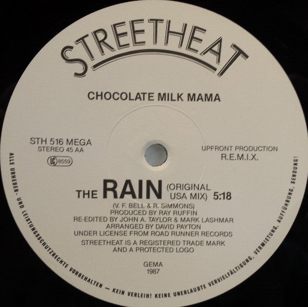 Chocolate Milk Mama* : The Rain (Special New U.S.A.Mega Mix) (12")