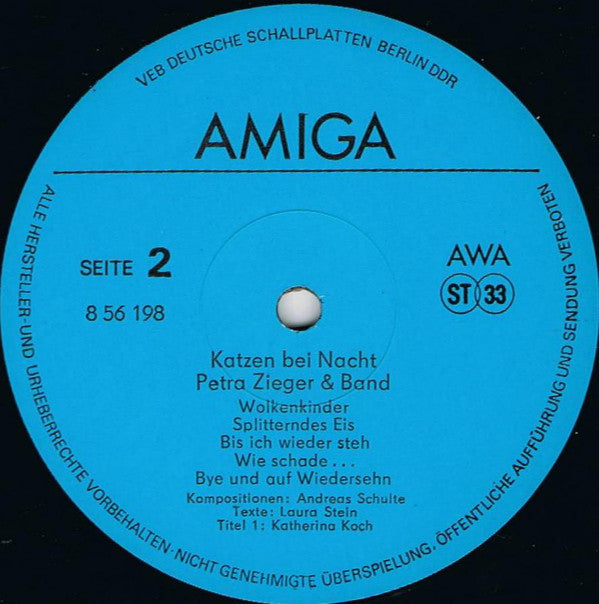 Petra Zieger & Band : Katzen Bei Nacht (LP, Album)