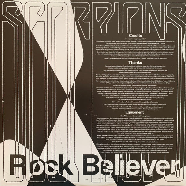 Scorpions : Rock Believer (LP, Album, 180)