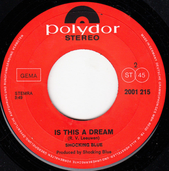 Shocking Blue : Blossom Lady (7", Single)