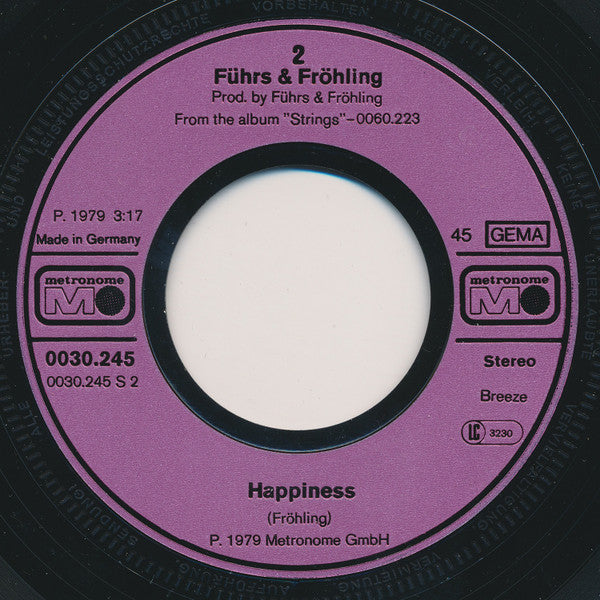 Führs* & Fröhling* : Roundabout (7")