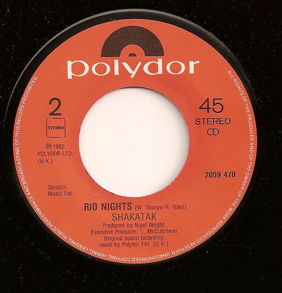 Shakatak : Night Birds (7", Single)