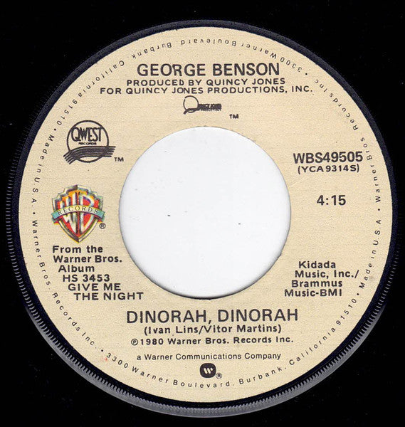 George Benson : Give Me The Night (7", Win)