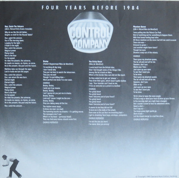Control Company : Four Years Before 1984 (LP, Album)