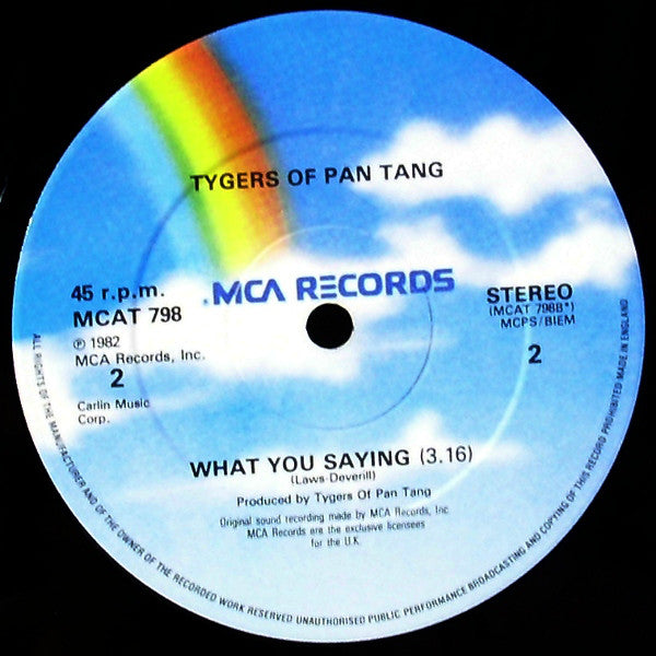 Tygers Of Pan Tang : Making Tracks (12", S/Edition)