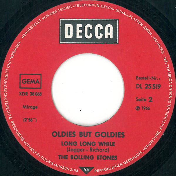 The Rolling Stones : Paint It Black (7", Single, RE, 1st)