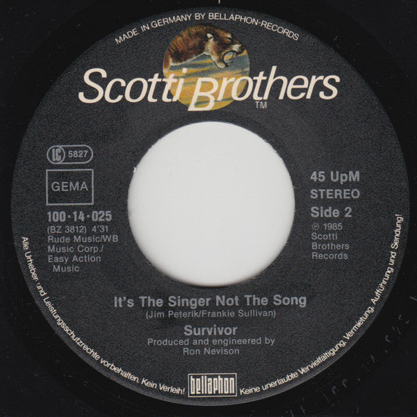 Survivor : High On You (7", Single)