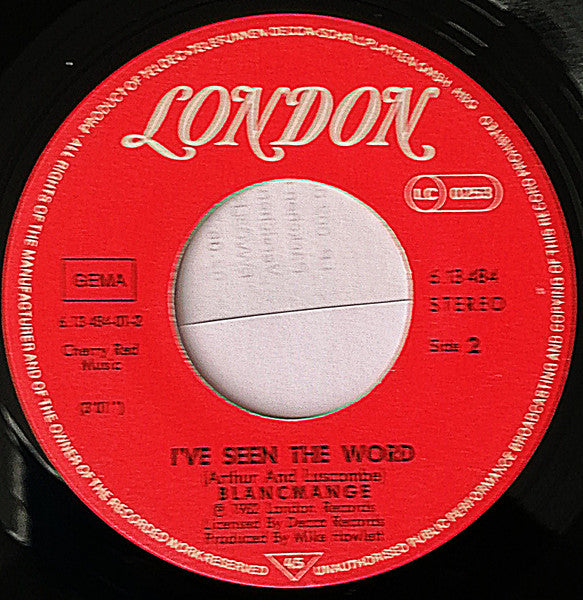 Blancmange : God's Kitchen / I've Seen The Word (7")