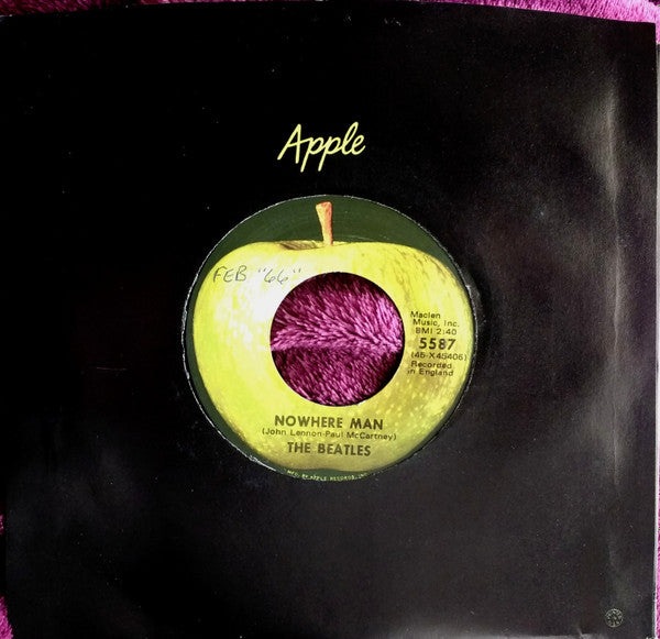 The Beatles : Nowhere Man (7", Single, Mono, RE, Los)