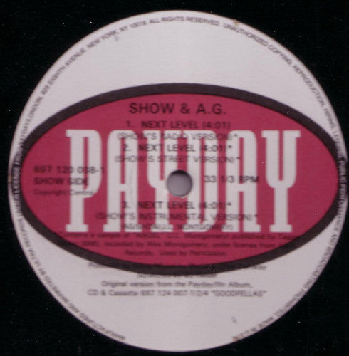 Show And AG* : Next Level (12", RE)