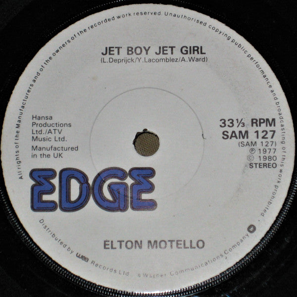 Elton Motello : Pop Art (LP + 7", S/Sided)