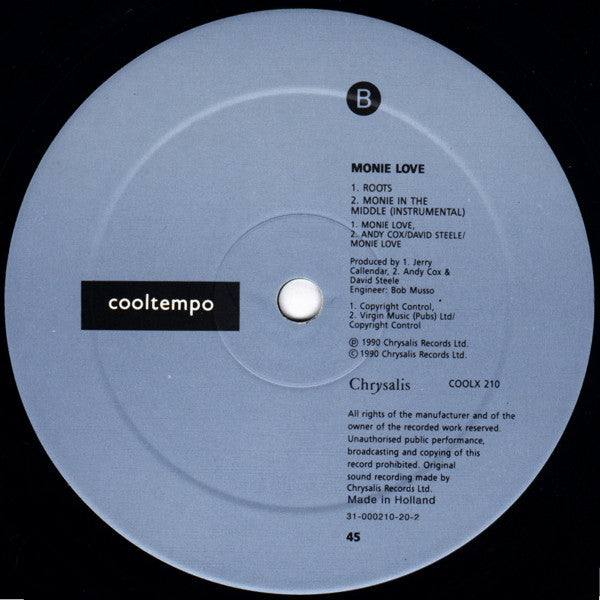 Monie Love : Monie In The Middle (12")