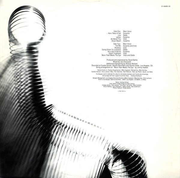 Bangles : All Over The Place (LP, Album, RE)