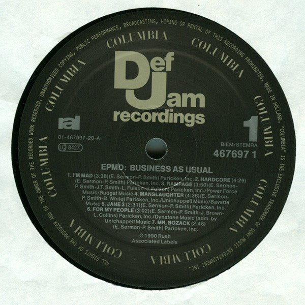 EPMD : Business As Usual (LP, Album, RE)