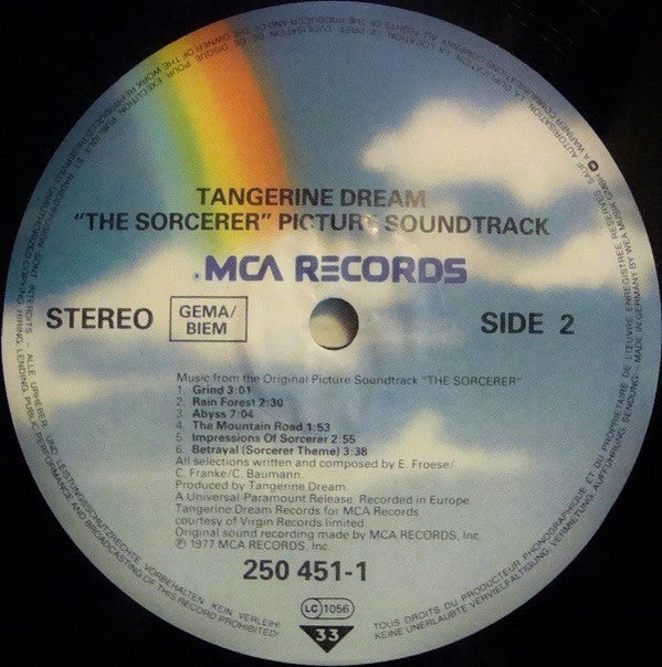 Tangerine Dream : Sorcerer (LP, Album, RE)