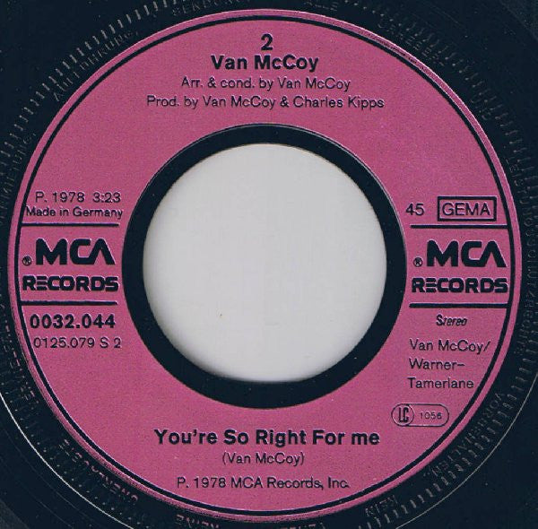 Van McCoy : My Favorite Fantasy (7", Single)